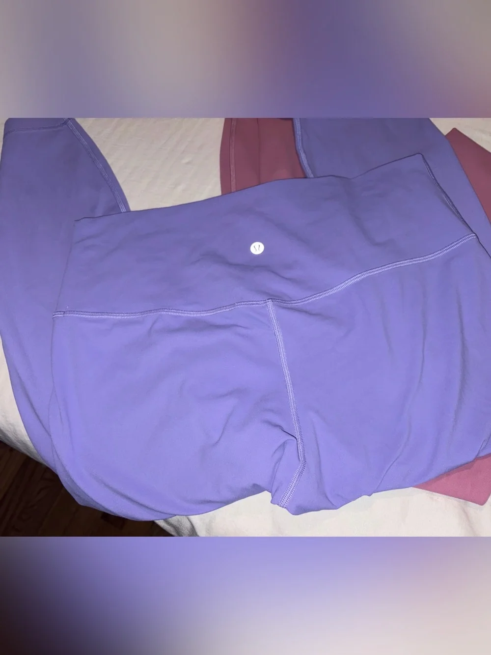Lululemon size 14 Purple and Mauve High-Waist Leggings Duo